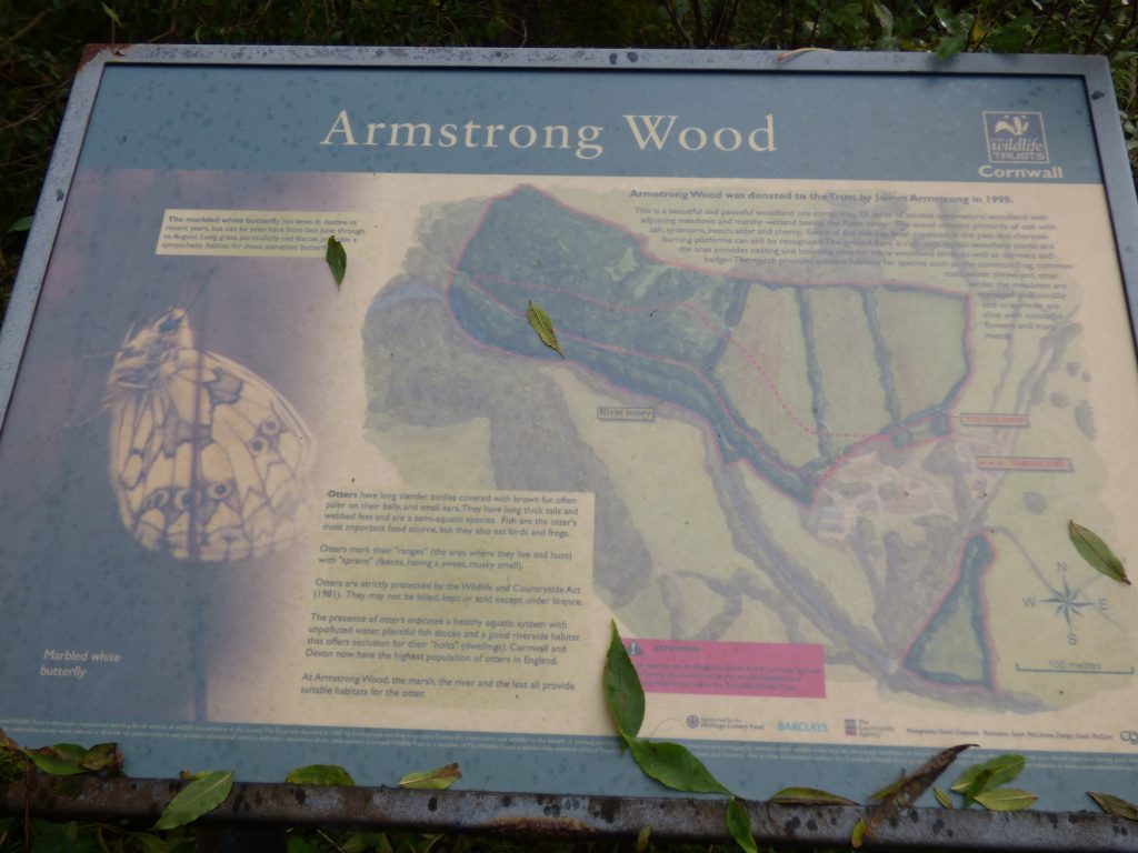 Reserve sign, Armstrong's Wood
